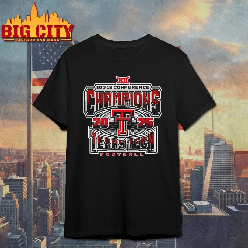 Texas Tech Football Big 12 Conference Champions 2025 shirt