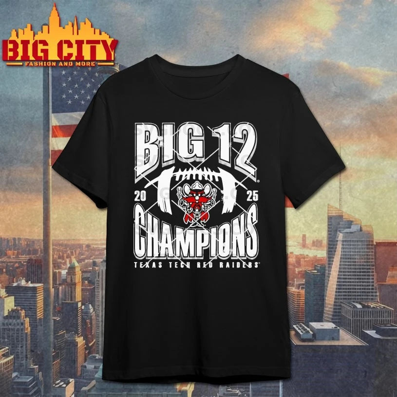 Texas Tech Red Raider 2025 Big 12 Conference Champions shirt