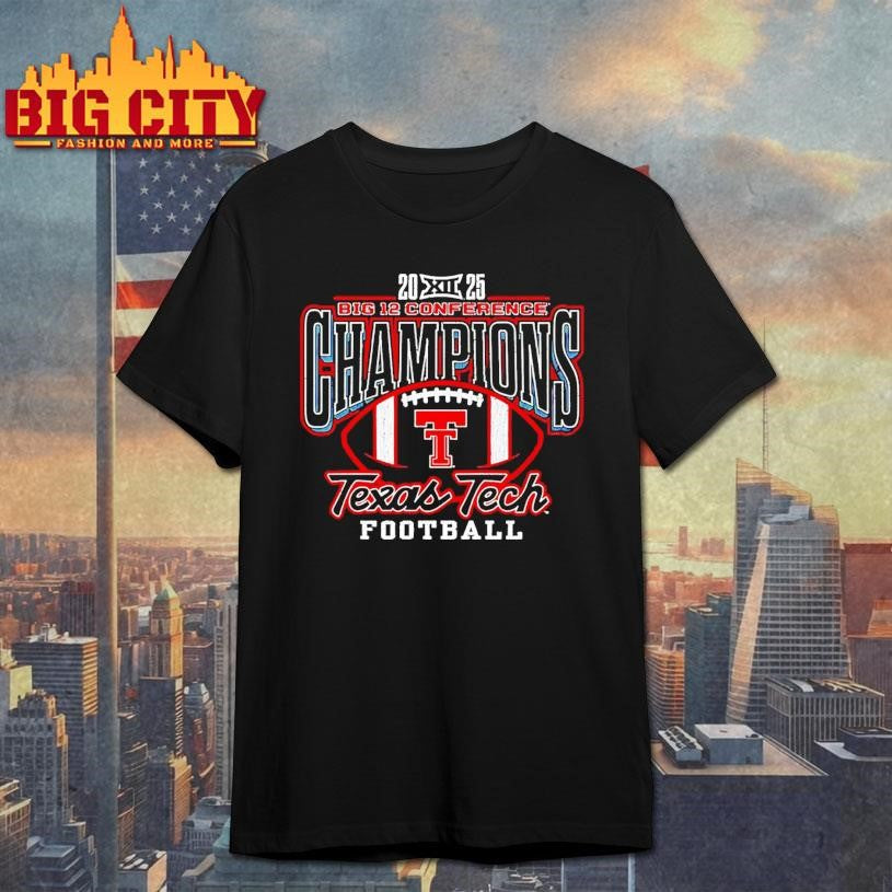 Texas Tech Red Raiders 2025 Big 12 Conference Champions Vintage Shirt