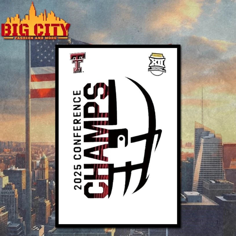 Texas Tech Red Raiders 2025 Big 12 Conference Champions shirt