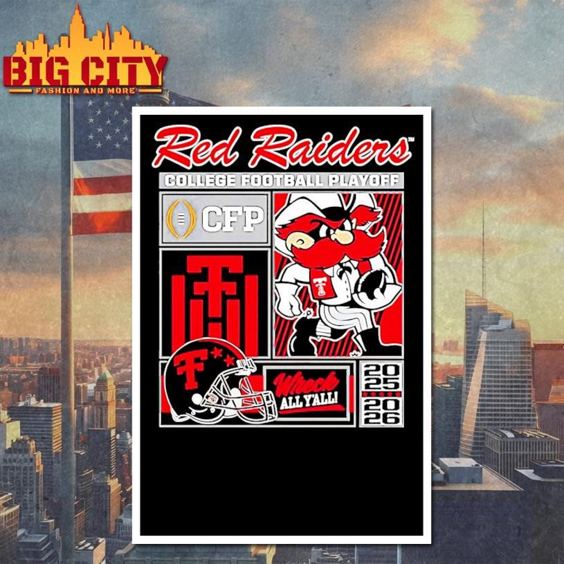 Texas Tech Red Raiders 2025 Cfp Wreck All Yall Shirt