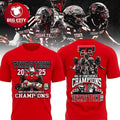 Texas Tech Red Raiders 2025 Champions Big12 Football Two Sided Shirt