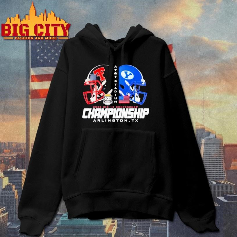 Texas Tech Red Raiders Beat BYU Cougars 2025 Big 12 Conference Champions Helmet Shirt