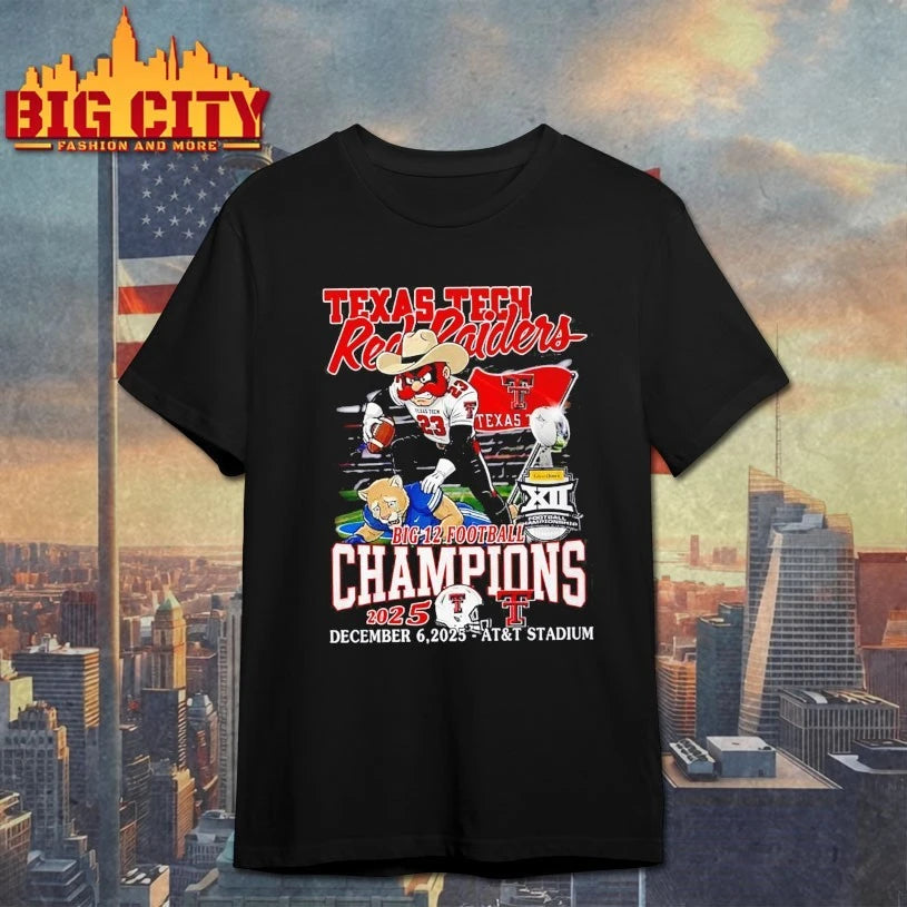 Texas Tech Red Raiders Beat BYU Cougars BIG 12 shirt