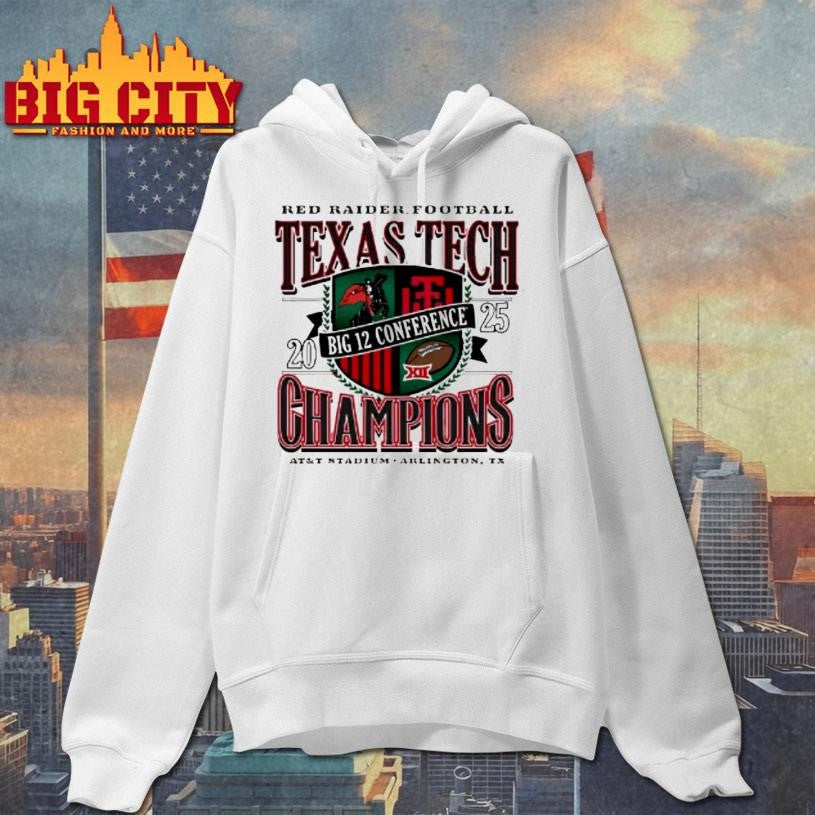Texas Tech Red Raiders Big 12 Football Champions Att Stadium Arlington Tx Shirt