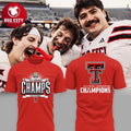 Texas Tech Red Raiders Big12 We Are Champions 2025 Two Sided Shirt