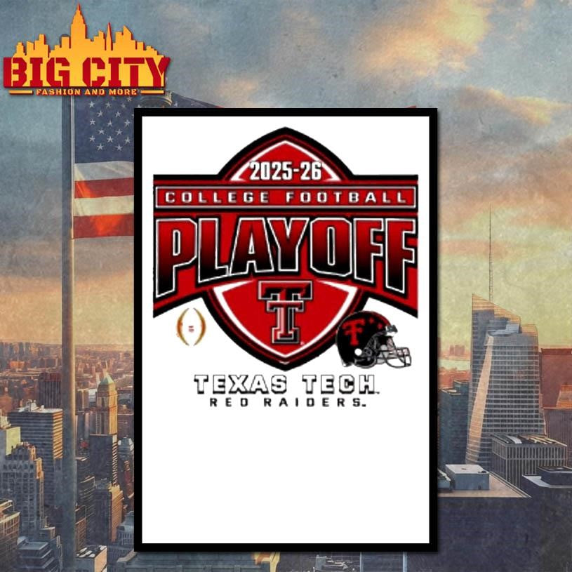 Texas Tech Red Raiders College Football Playoff 2025 26 Logo Shirt