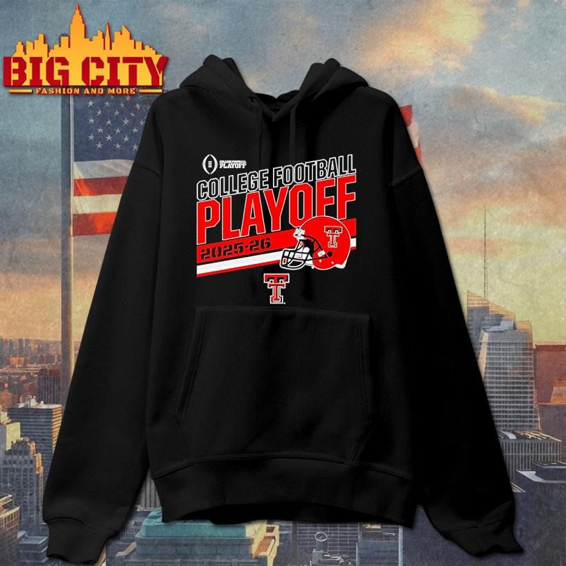 Texas Tech Red Raiders College Football Playoff Helmet 2025 26 Shirt