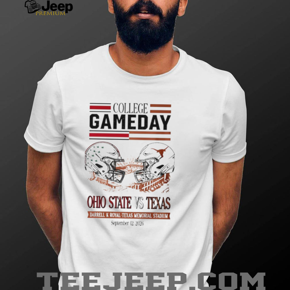 Texas vs Ohio State College GameDay 2026 Helmet shirt