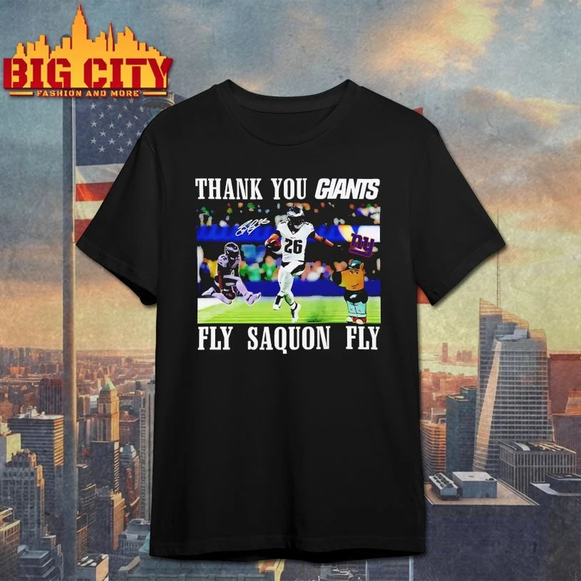 Thank You Giants Fly Saquon Fly Chill Guy Signature shirt