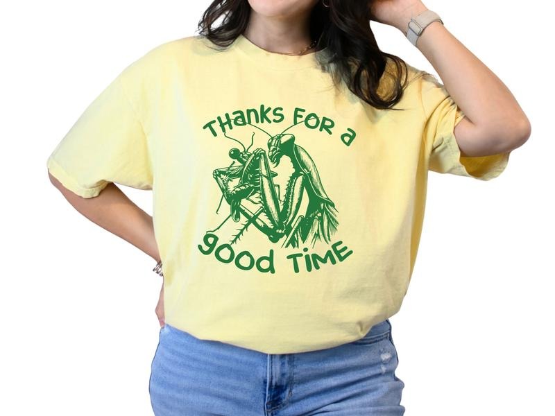 Thanks for A Good Time  T-Shirt, Sarcastive & Offensive Shirts for Women, Funny Shirts After A One Night Stand, Graphic...