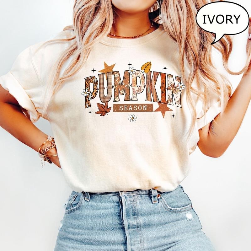 Thanksgiving  Pumpkin Season Fall Vibes T-Shirt, Autumn Fall Punpkin Tee, Autumn Thanksgiving Day Gifts Hoodie, Sweatshirt