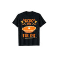 Thanksgiving Pumpkin Pie Graphic T-Shirt - Unisex 100% Cotton Crew Neck Tee, Casual Printed Top with Slight Stretch,...