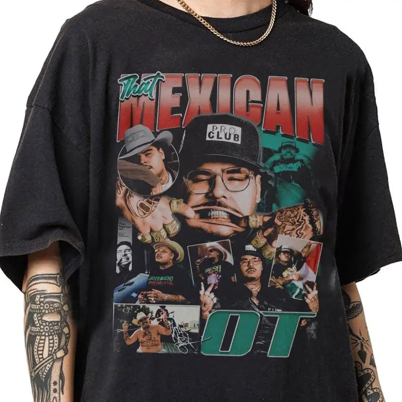 That Mexican OT 90s Vintage Bootleg Style T-Shirt, Classic Retro Graphic Unisex Tee Gift For Men and Women Cotton Fabric...