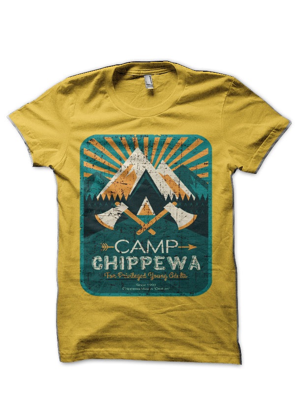 Camp Chippewa â€“ From Addams Family Values Yellow T-Shirt Hoodie, Sweatshirt | PureTeeCo.com