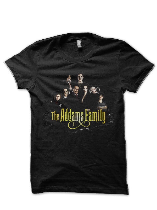 The Addams Family Black T-Shirt Hoodie, Sweatshirt | PureTeeCo.com