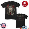 The Almighty Blood Fire Five Tour A 2025 Two Sided Shirt