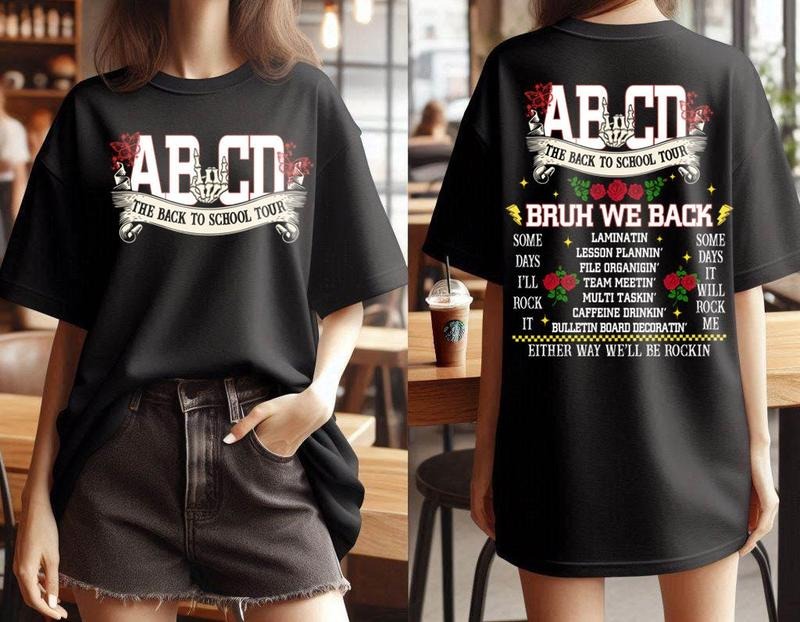 The Back To School Tour Bruh We Back Back To School First Day Of School Back To School Design Back To School Shirt...