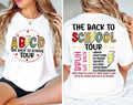 The Back To School Tour Shirt,ABCD Teacher Shirt,Teacher Gift, Back To School,First Day Of School Teacher Shirt Hoodie,...