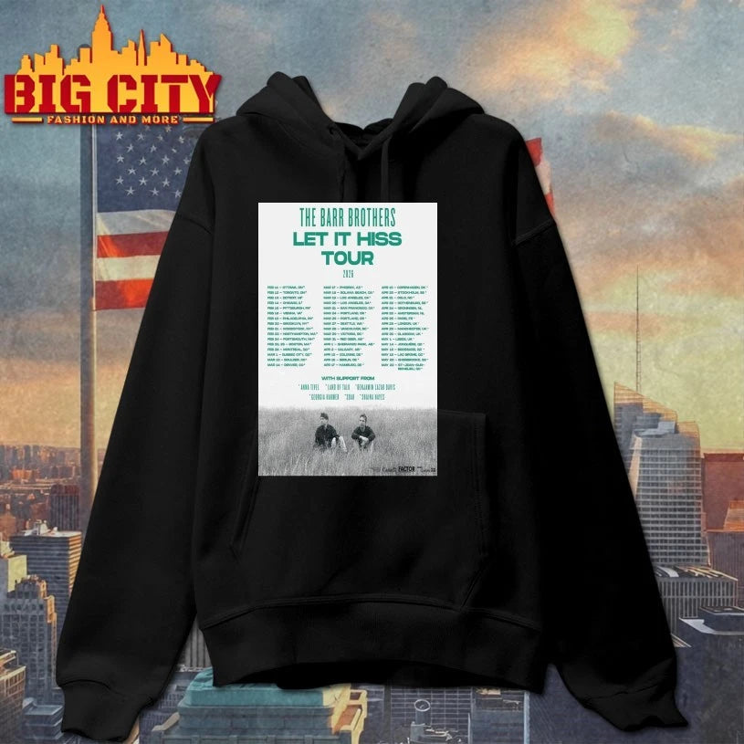 The Barr Brothers Let it Hiss 2026 Tour Poster shirt