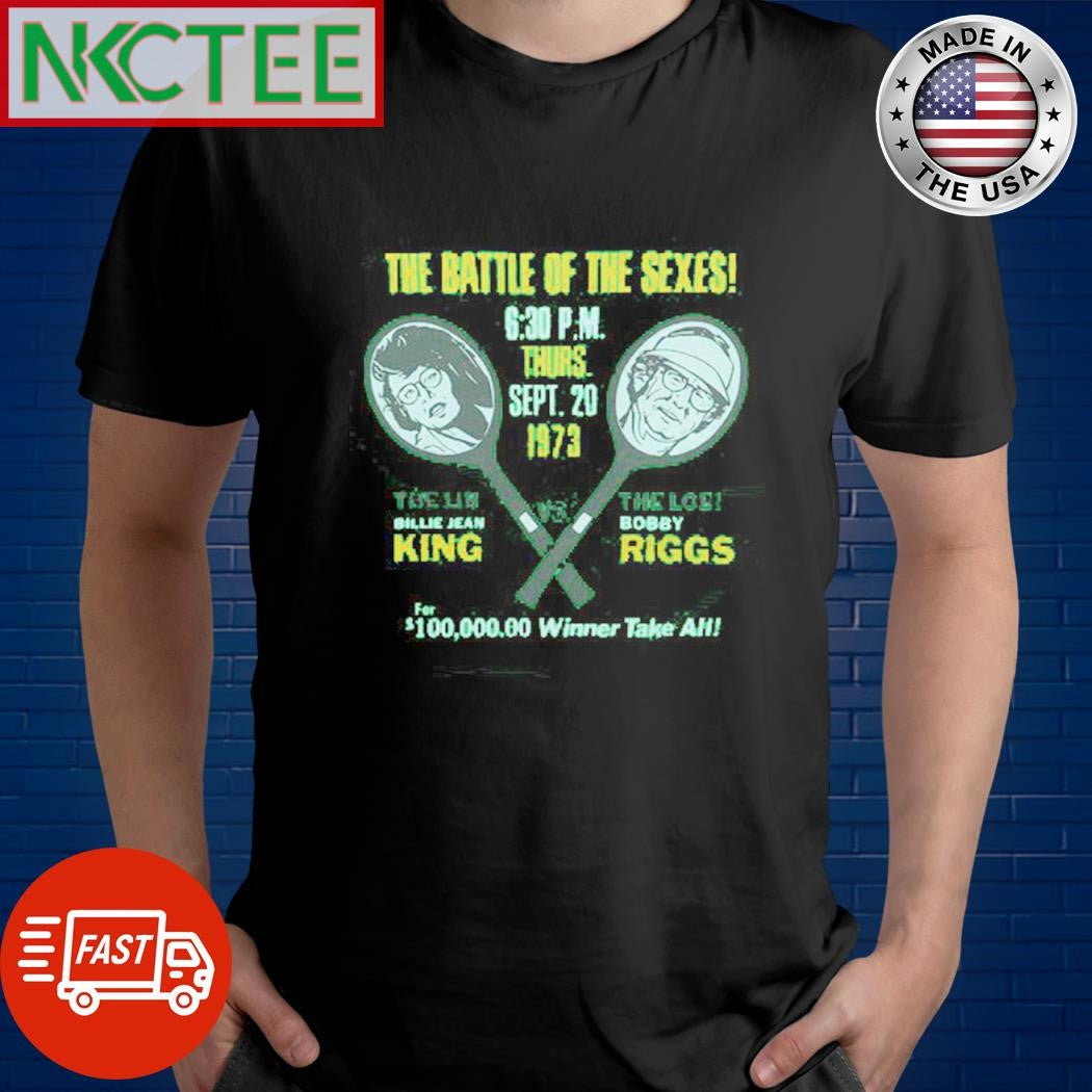 The Battle Of The Sexes The Lib Billie Jean King vs The Lob Bobby Riggs shirt