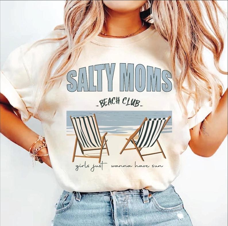 The Beach Club Shirt, Trendy Summer T-shirt, Aesthetic Beach Shirt, Retro Beach Girl sweatshirt, Funny Sarcastic Mom...