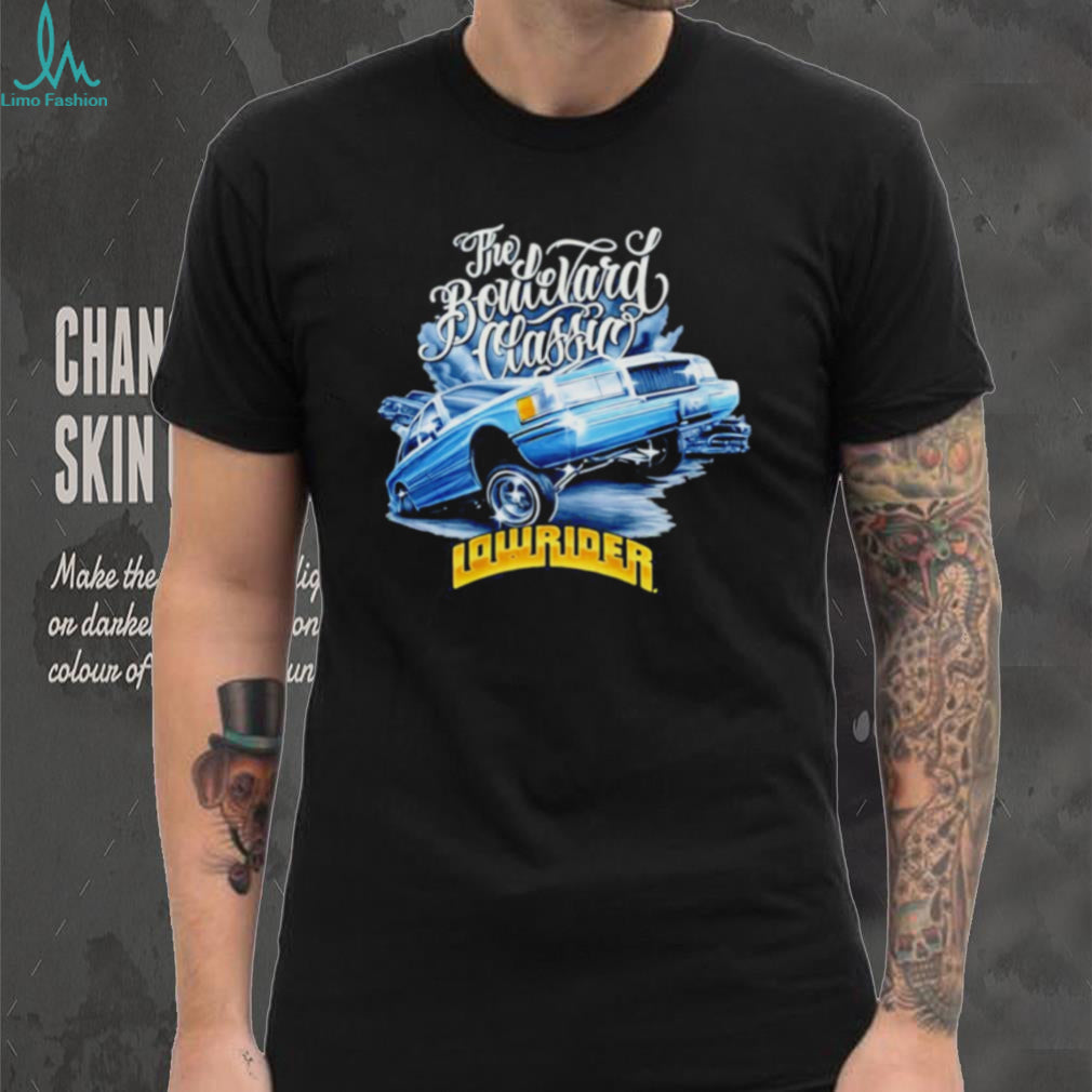 The Boulevard Classic Lowrider 1980s Chevy Caprice Impala Car Culture shirt