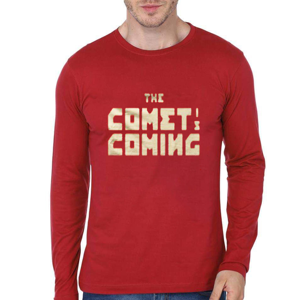 The Comet Is Coming Full Sleeve T-Shirt Hoodie, Sweatshirt | PureTeeCo.com