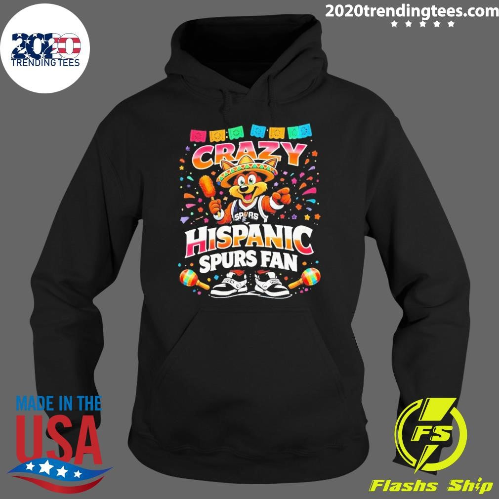 The Coyote Crazy Hispanic Spurs Fan Basketball Mexico Game Day 2026 Shirt