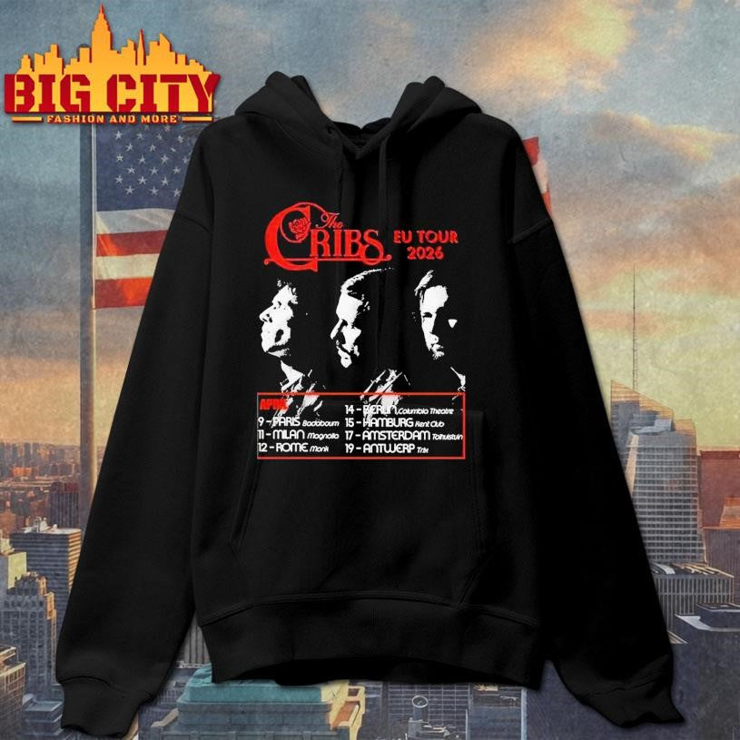 The Cribs Eu New Tour April 2026 Tour Shirt
