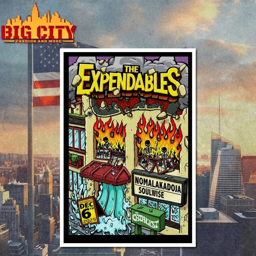 The Expendables Dec 6 2025 In Santa Cruz CA Poster shirt