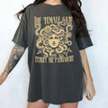 The Female Gaze Petrify the Patriarchy Comfort Colors Shirt, Girl's Power Unisex Graphic Tee, Retro Feminist T-Shirt,...