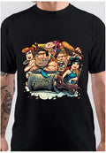 Flintstones Parody T-Shirt Hoodie, Sweatshirt | PureTeeCo.com