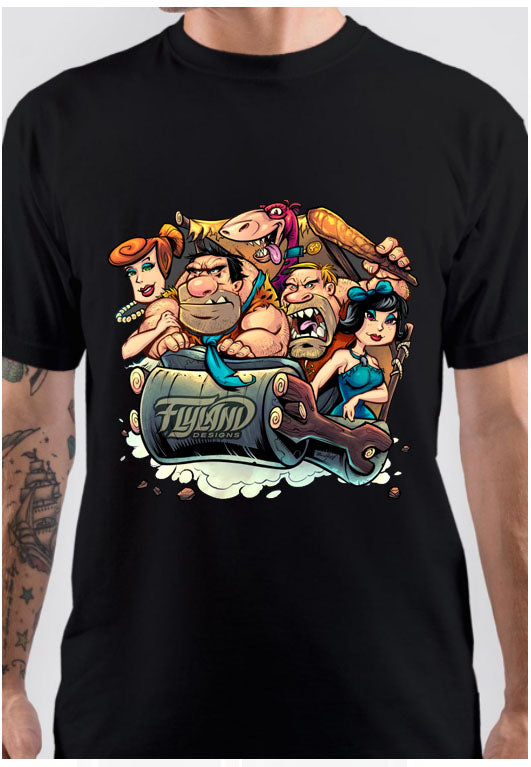 Flintstones Parody T-Shirt Hoodie, Sweatshirt | PureTeeCo.com