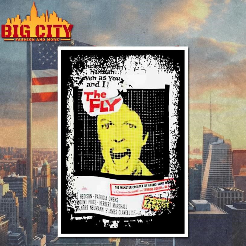 The Fly 1958 Movie Poster Graphic Shirt