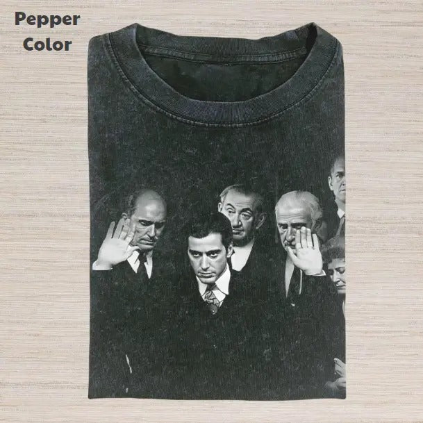 The Godfather Vintage Graphic Tee, The Godfather T-Shirt, Movies Tee, Unisex Meme Cringe Funny Dumb Shirt, Menswear...