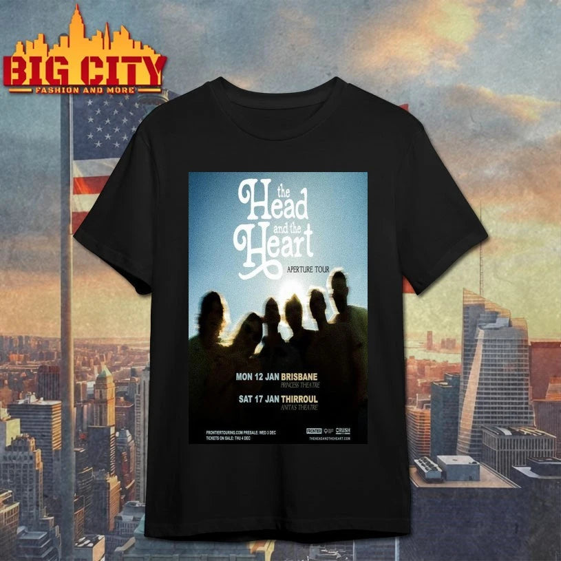 The Head And The Heart January 2026 Aperture Tour Poster shirt