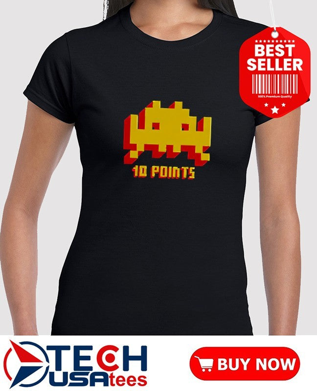 The IT Crowd Roy Trenneman Space Invaders 10 Points shirt