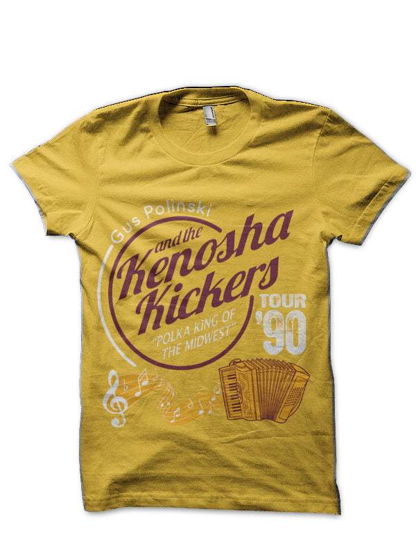 The Kenosha Kickers and Gus Polinski Yellow T-Shirt Hoodie, Sweatshirt | PureTeeCo.com