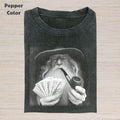 The Lord of the Rings Vintage Graphic Tee, Gandalf Cigarette And Dollar T-Shirt, Movies Tee, Unisex Meme Cringe Funny...