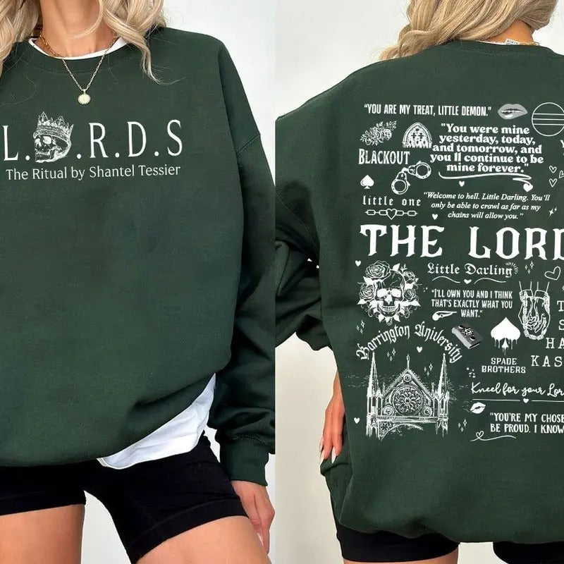 The Lords Series T-Shirt, The Ritual By Shantel Tessier Sweatshirt, Dark Romance Hoodie, Bookish Merch | PureTeeCo.com