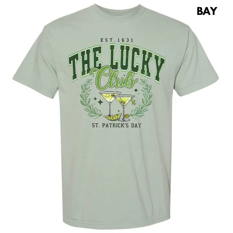 The Lucky Club Comfort Colors T-Shirt Hoodie, Sweatshirt | PureTeeCo.com