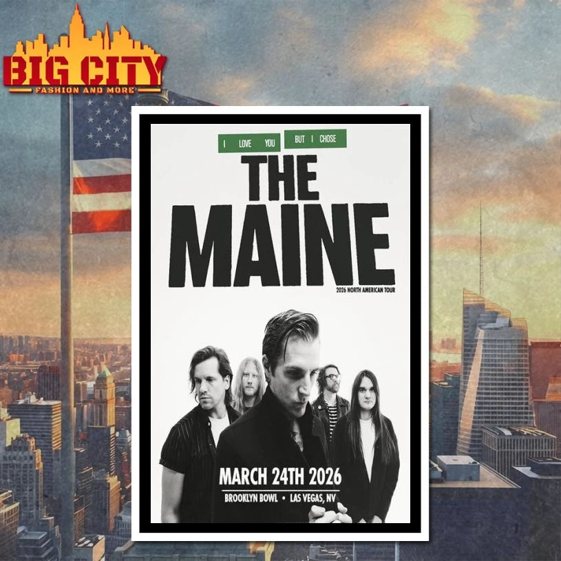 The Maine Brooklyn Bowl Las Vegas Mar 24 2025 Poster shirt