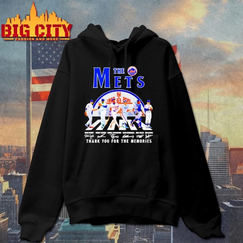 The New York Mets X Abbey Road Former Players Signatures Shirt