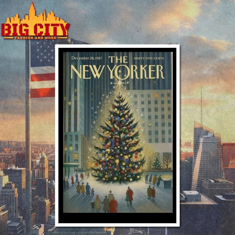 The New Yorker Christmas Tree December 28 1987 Poster shirt