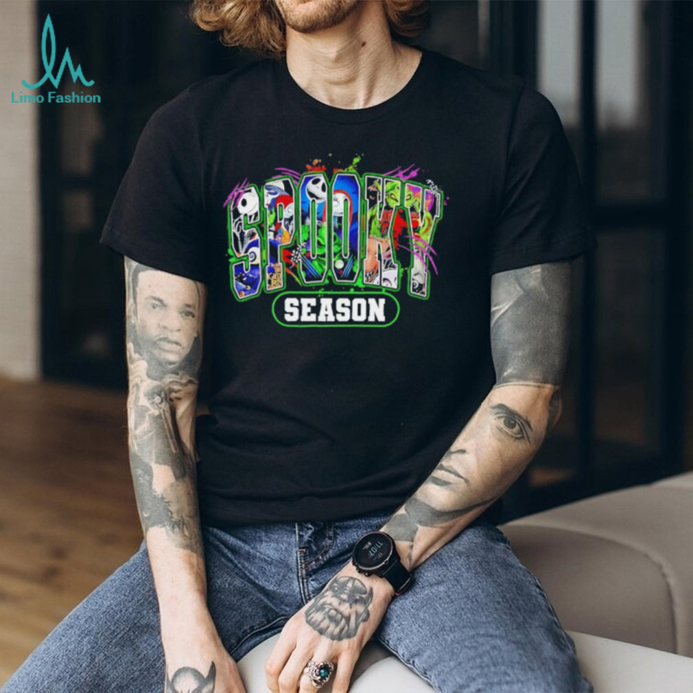 The Nightmare Before Christmas Spooky season illustration shirt
