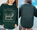 The Parable Of The Lost Sheep Sweatshirt Luke 15:3-7 Bible Scriptures Sweatshirt Trendy Christian Graphic Sweatshirt...