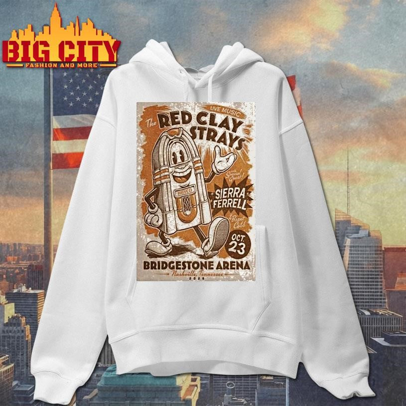 The Red Clay Strays October 23 2026 In Nashville Tn Shirt