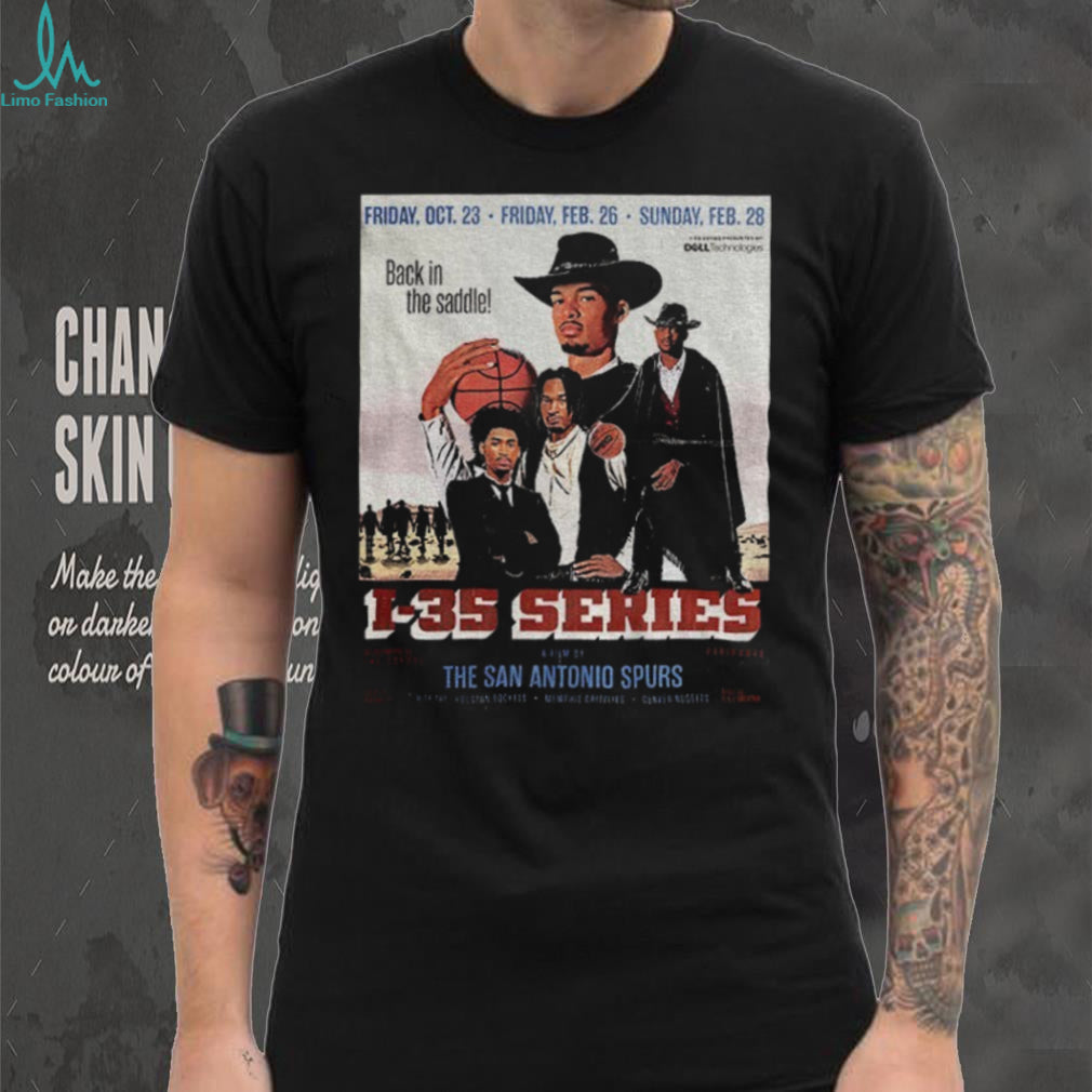 The San Antonio Spurs 1 35 series movie poster shirt