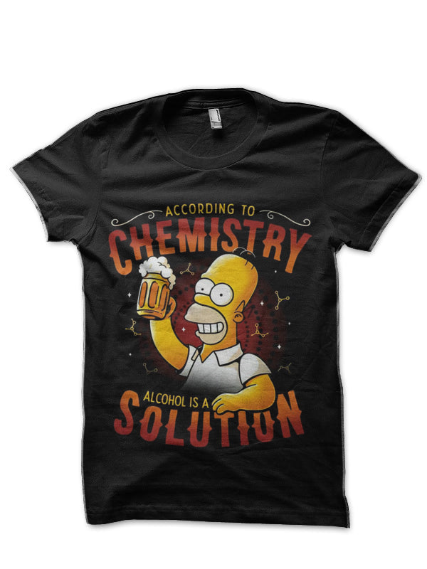 The Simpsons Black T-Shirt Hoodie, Sweatshirt | PureTeeCo.com